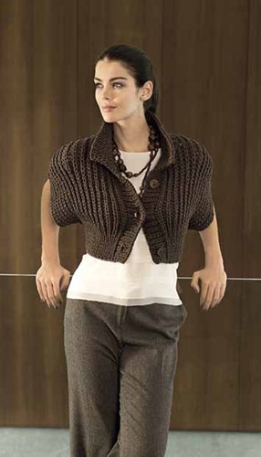KIMONOKURZJACKE Cotofine von Lana Grossa